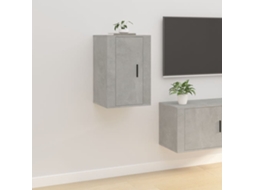 Vidaxl Móvel De Tv De Parede 40x34,5x60 Cm Cinzento-cimento