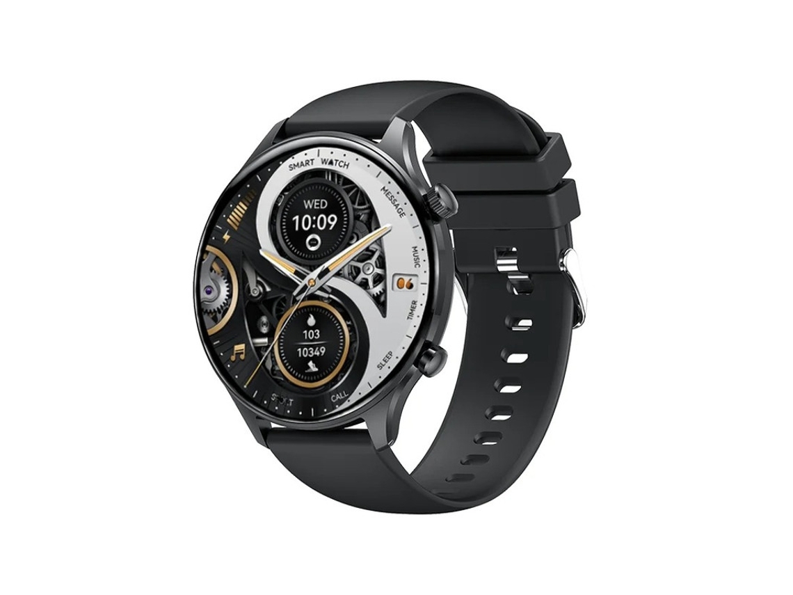 Smartwatch HK75 Amoled Grande Ultrafino Têxtil 1,75 polegadas Bestvite (preto)