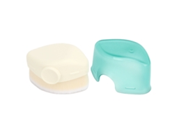 Pincel De Poeira Para Unhas Portátil Suave Com Capa De Armazenamento Para Manicure E Maquiagem Verde
