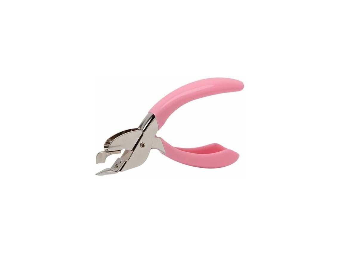 Grampeador Removedor De Grampos Ferramenta Removedor De Grampos Grampeador De Mesa Garra Remoção Elétrica Aquaforge (rosa)