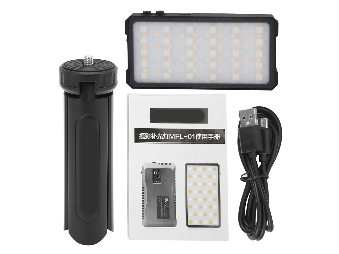 Luz Led Para Câmera 3000k-6500k, Luz De Complemento Para Vídeo Com Cri 95+, Ideal Para Transmissão Ao Vivo