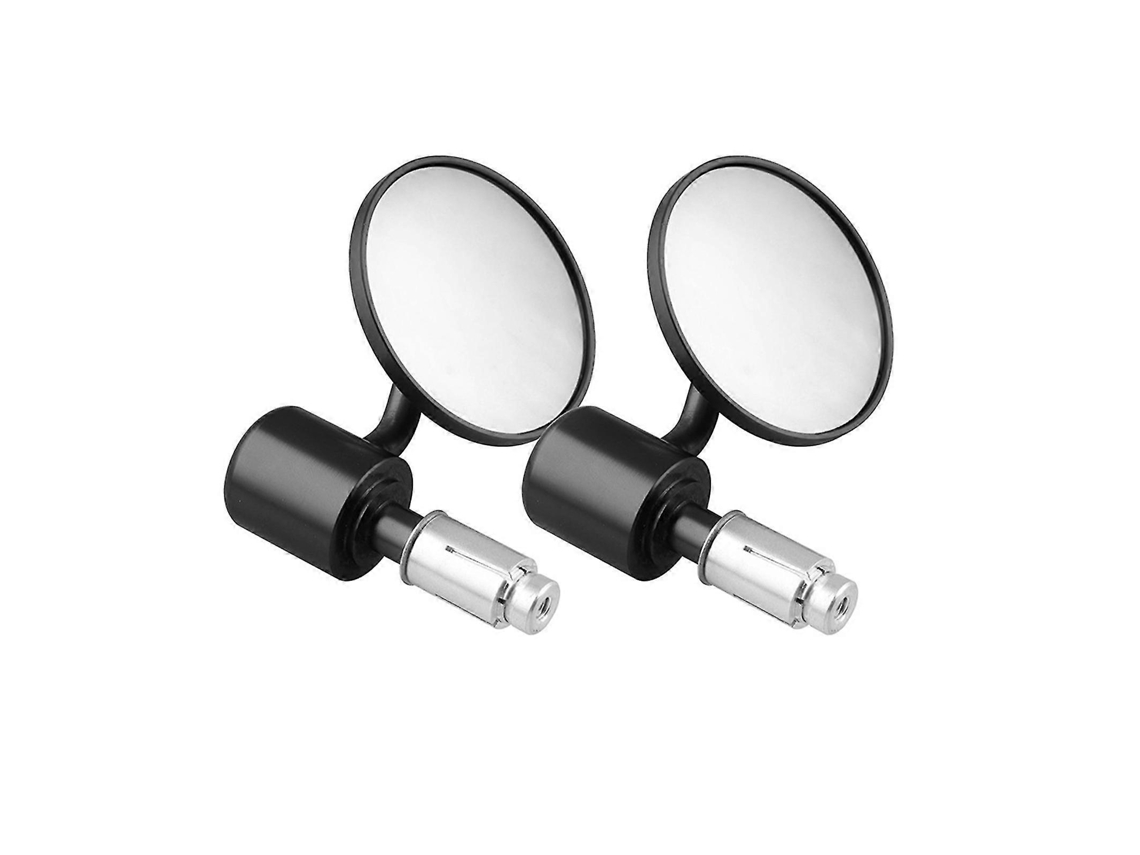 Espelho retrovisor universal ajustável anticorrosivo Rebe para motocicletas e scooters, com modificação em alumínio e vidro.