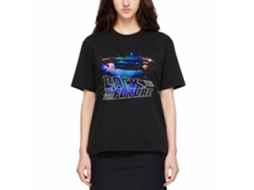 Rockinstone Back To The Future Movie Galaxy Black Adult T-shirt Size:xl