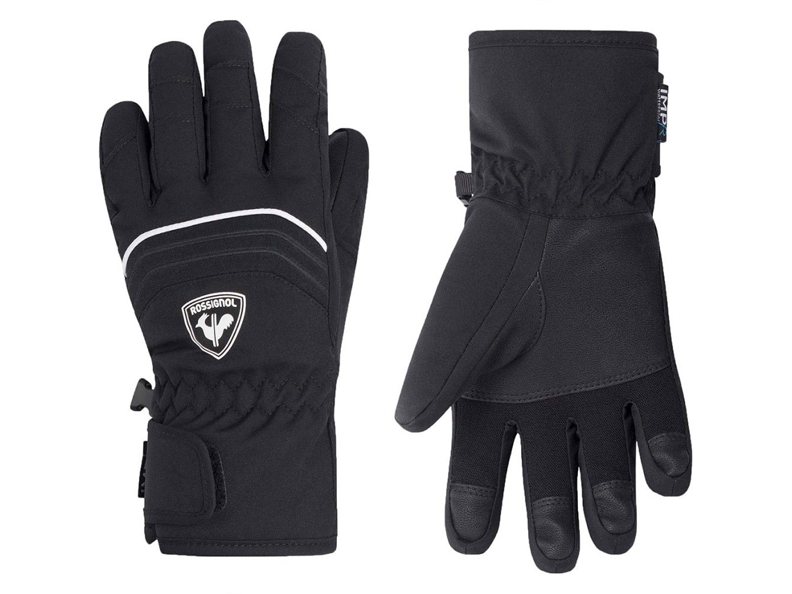 ROSSIGNOL Luvas Tech Impr G Junior Preto 6 Years Rapaz