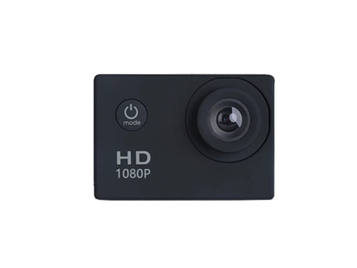 Câmera de ação digital Yizhood HD 1080p, tela de 2,0 polegadas, Wi-Fi, controle por aplicativo móvel, memória de 32 GB, preta
