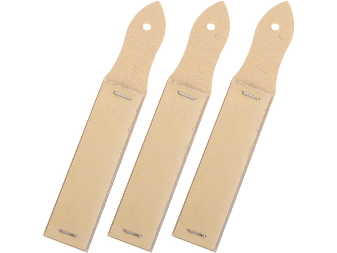 Conjunto de 3 blocos Lixa para lápis de escrita, ideias de design práticas.