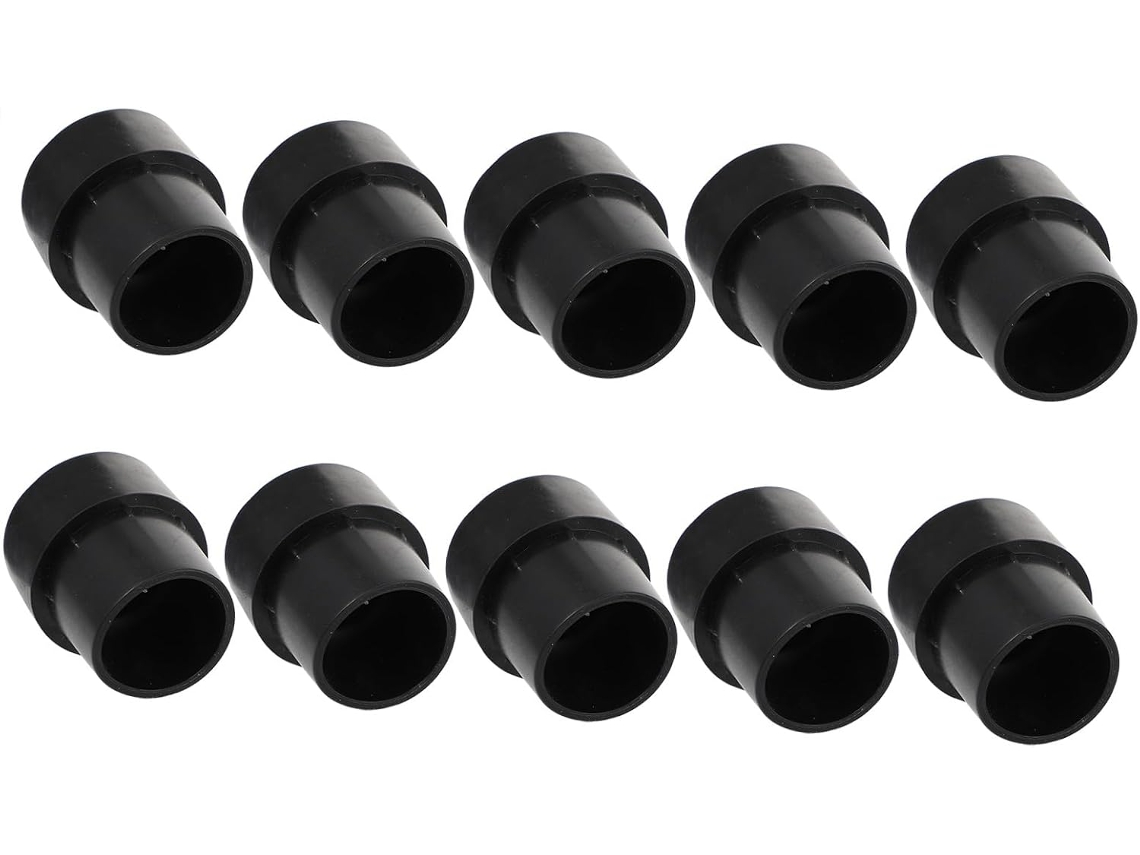 Tehaux Conjunto De 10-tapetes Látex Pretos Absorventes Ruído Para Pés Móveis Com Função Antiderrapante Uso Diário