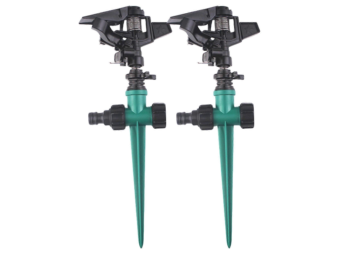 Sistema De Irrigação Eficiente Para Gramados E Jardins Com Aspersor Rotativo Automático E Ângulos Ajustáveis.