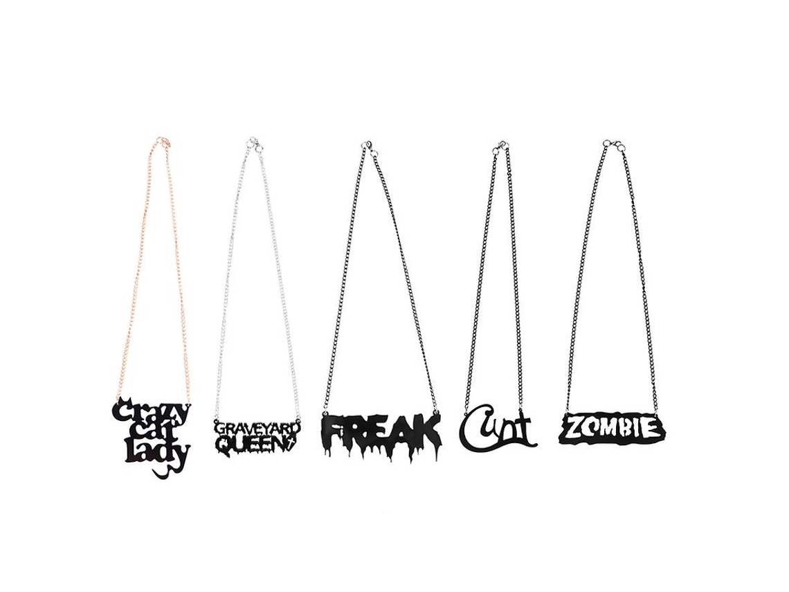 5 Peças de Colar de Halloween para Presentes de Halloween ALLINLESS