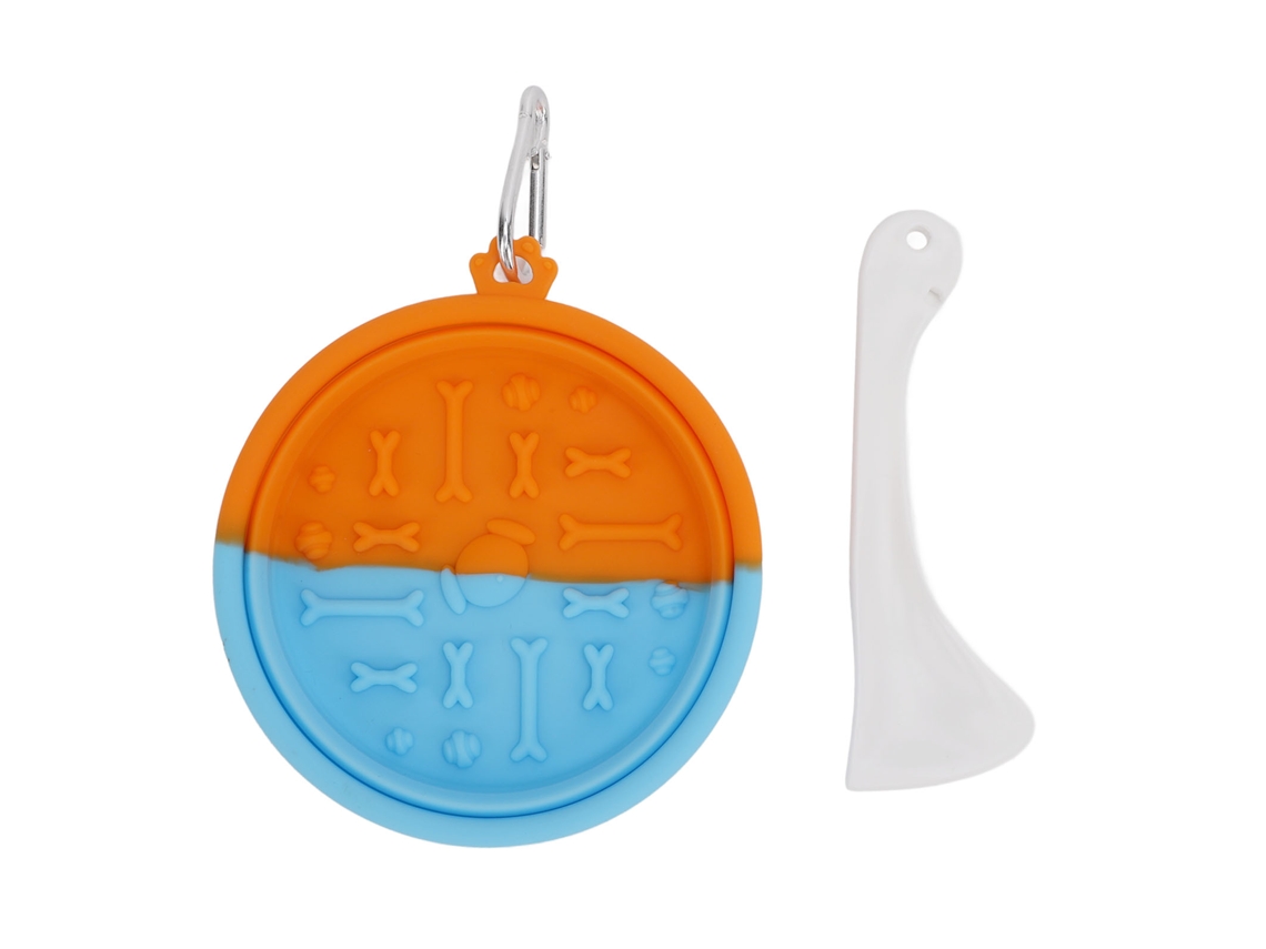 Cuenco plegável de silicone portátil com fivela para cães, gatos e animais pequenos S/MARCA