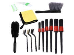 Kit De Limpeza Com Escova, 14 Peças, Com Panos De Microfibra, Para Carro, Para Moto