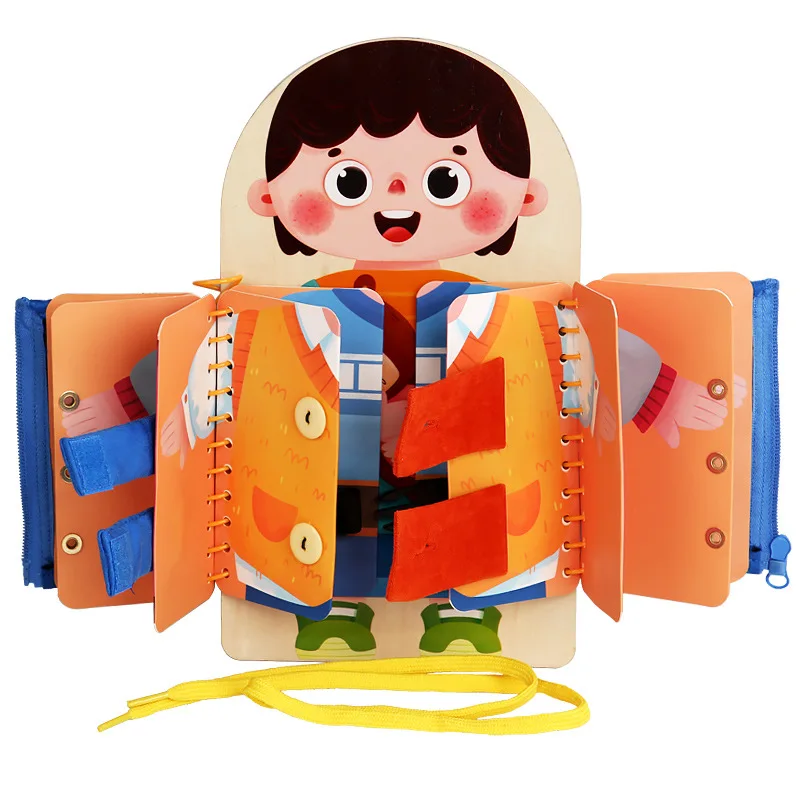 Brinquedo Sensorial Montessori De Madeira Para A Primeira Infância