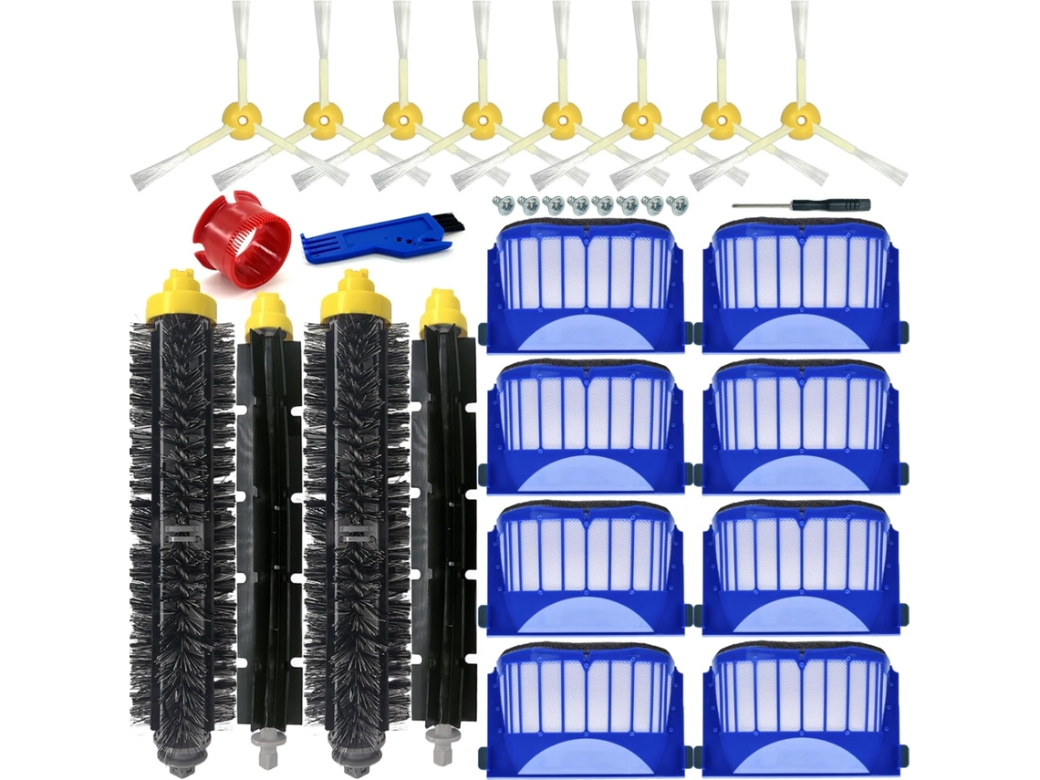 Kit De Peças De Reposição Para Irobot As Séries 600 694 677 655 680 E 645 /séries 500 595 585 E 564 Acessórios Aspirador Robô (22 Peças) Cuich