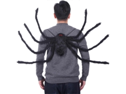 Rebe mochila Traje de Aranha Adulto para Halloween com Pernas de Peluche Divertidas e Assustadoras