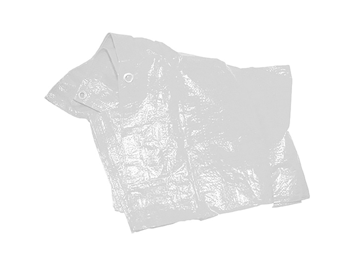 Toldo de protección - Blanco - 6x10 m