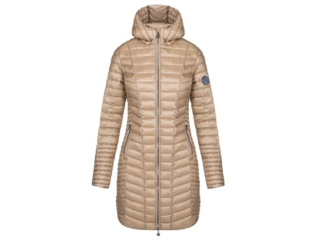 Jaqueta feminina com isolamento de poliéster e náilon, tamanho XS