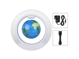 Globo Flutuante Magnético Rotativo com Led 4.3pol Decoração Home Office Presente Natal
