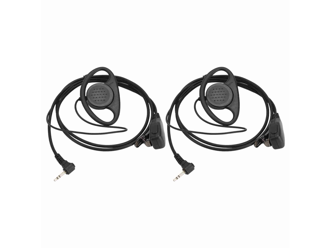 Fone De Ouvido Para Rádio Bidirecional Walkie Talkie 2,5mm 1 Pino Processo De Eletroplacagem 2un Para Motorola