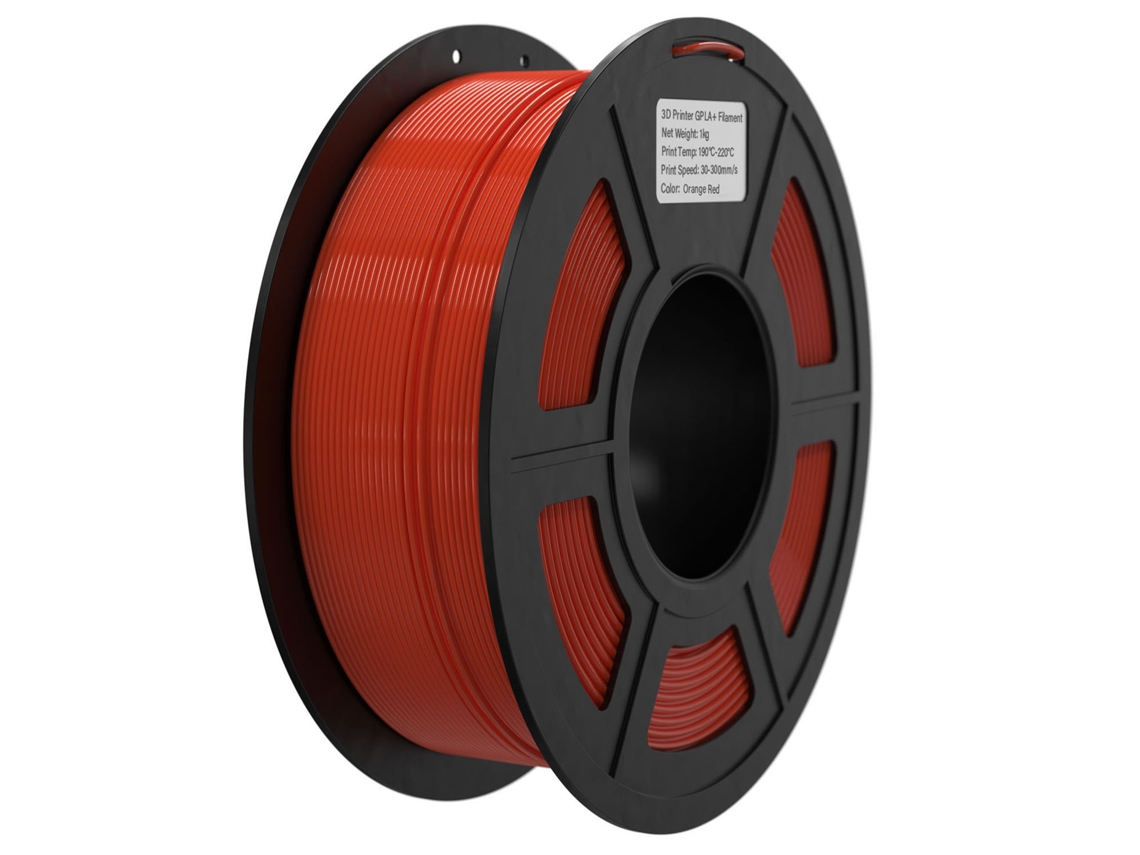 Filamento Pla Flash 1.75mm 1kg Para Impressora 3d Bisofice Extrusão Estável Precisão +/-0.02mm Laranja Escuro