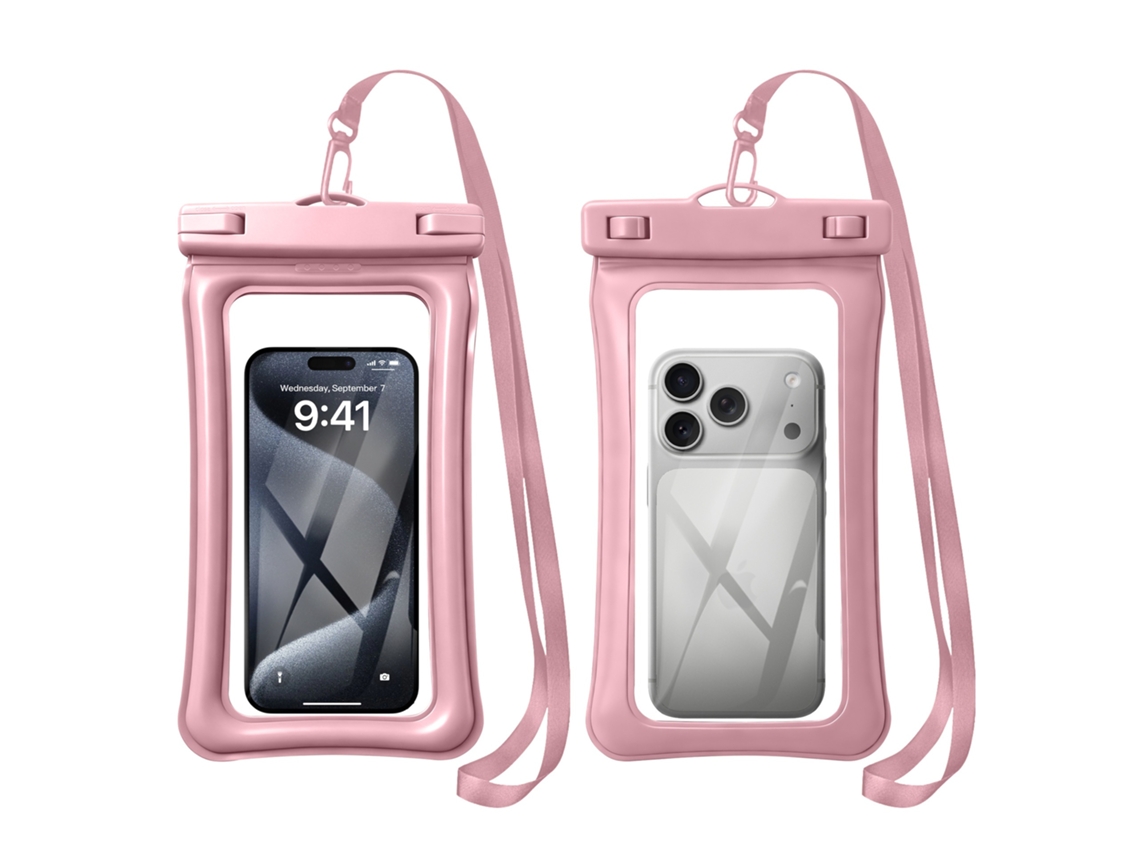 Tressino Capa Impermeável Para Telemóvel, 6,9 Polegadas, 1 Unidade (rosa)