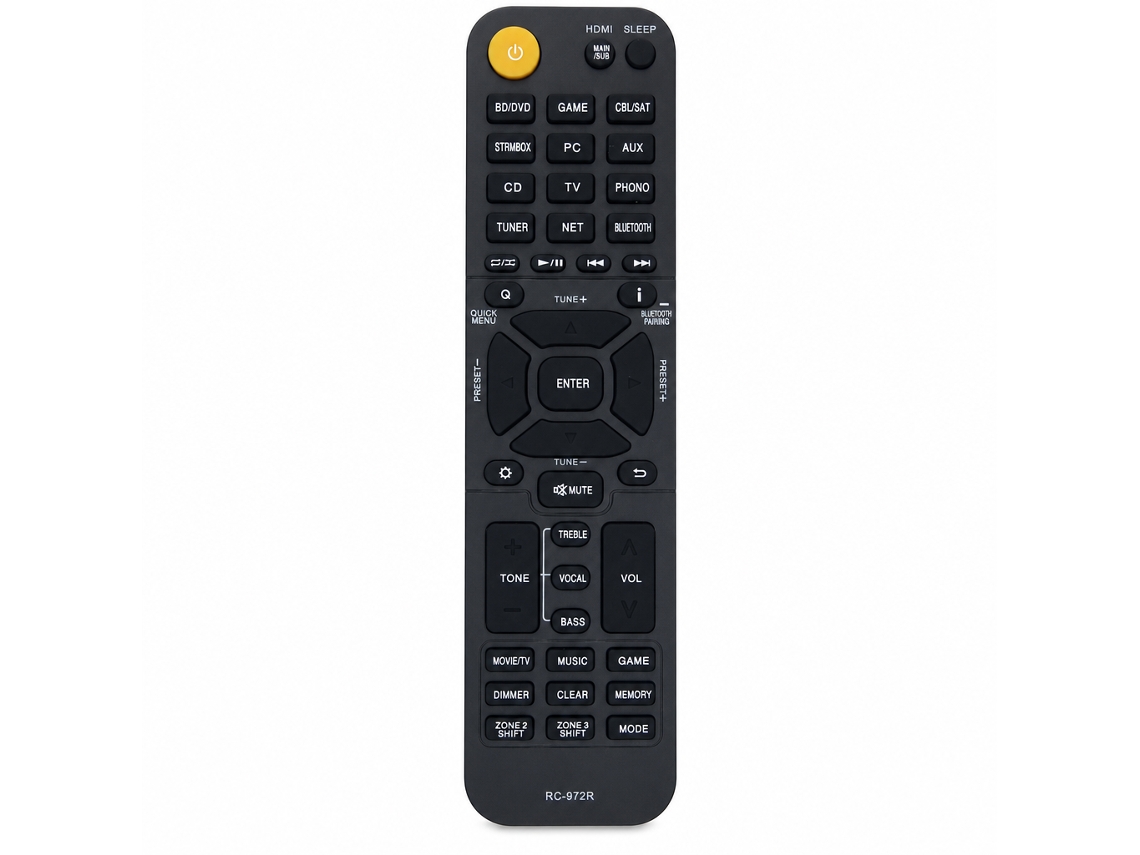 Comando À Distância Rc-972r Compatível Com Recetores Av Onkyo