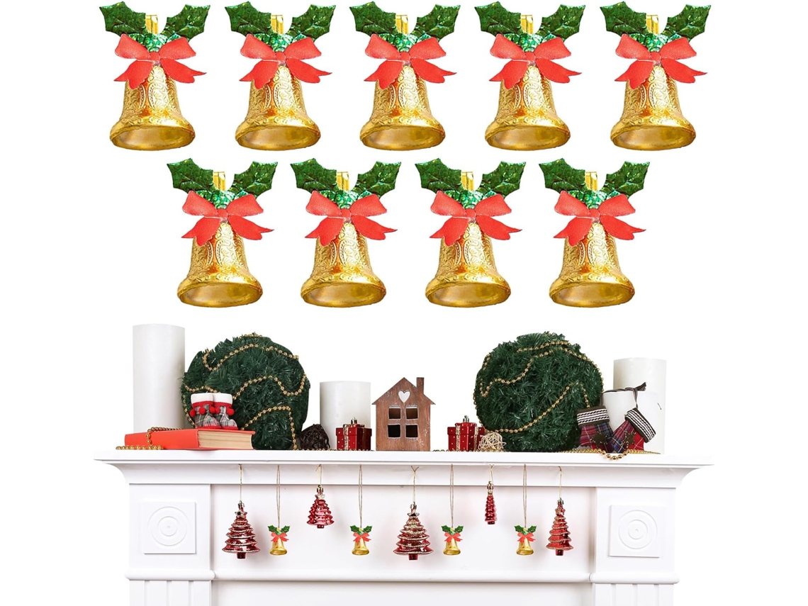 Guirlanda De Natal Com Sinos Decorativos Para As Festas |