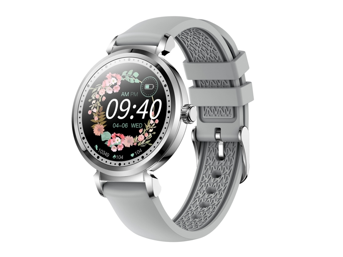 Pulseira Inteligente Halinuia Feminina Modelo Kc06 (monitor Ciclo Menstrual, Fc, Pressão Arterial, Correia De Silicone)