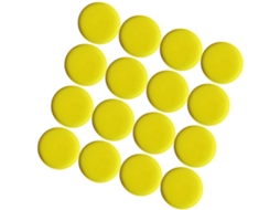 48 Esponjas Redondas Para Polimento E Enceramento Automotivo,