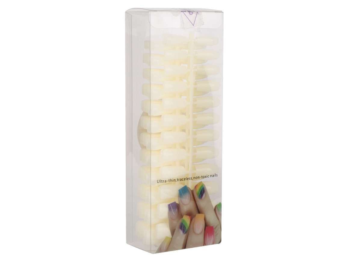 500pcs Dicas De Unhas Falsas De Capa Completa Artificial Em Cor Natural Para Artesanato De Unhas