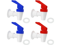 Conjunto De 4 Chaves Reposição Para Bebedouro, 2 Vermelhas E Azuis