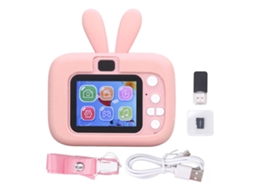Câmera Infantil 20mp 1080p Tela 2.0 Polegadas Rosa