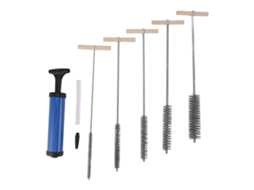 Laxiscreed Kit De Escovas Para Limpeza De Tubos Com Soprador De Pó Para Manutenção Industrial