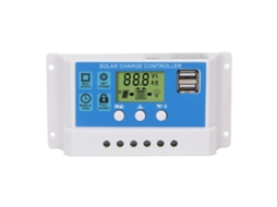 Controlador de Carga Solar PWM 12V/24V com LCD e USB | S/MARCA
