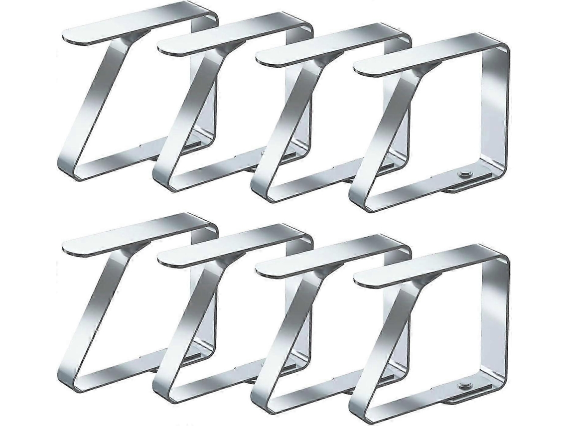 Clipes Para Toalha De Mesa, Pacote Com 8, Aço Inoxidável, Suporte Para Toalha De Mesa _szxm Aquaforge (pacote Com 8 De 4 Cm)