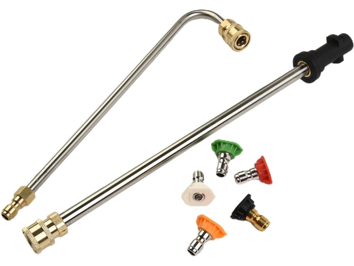 Kit De Acessórios Para Lavadora Alta Pressão Com Extensão Angular 74