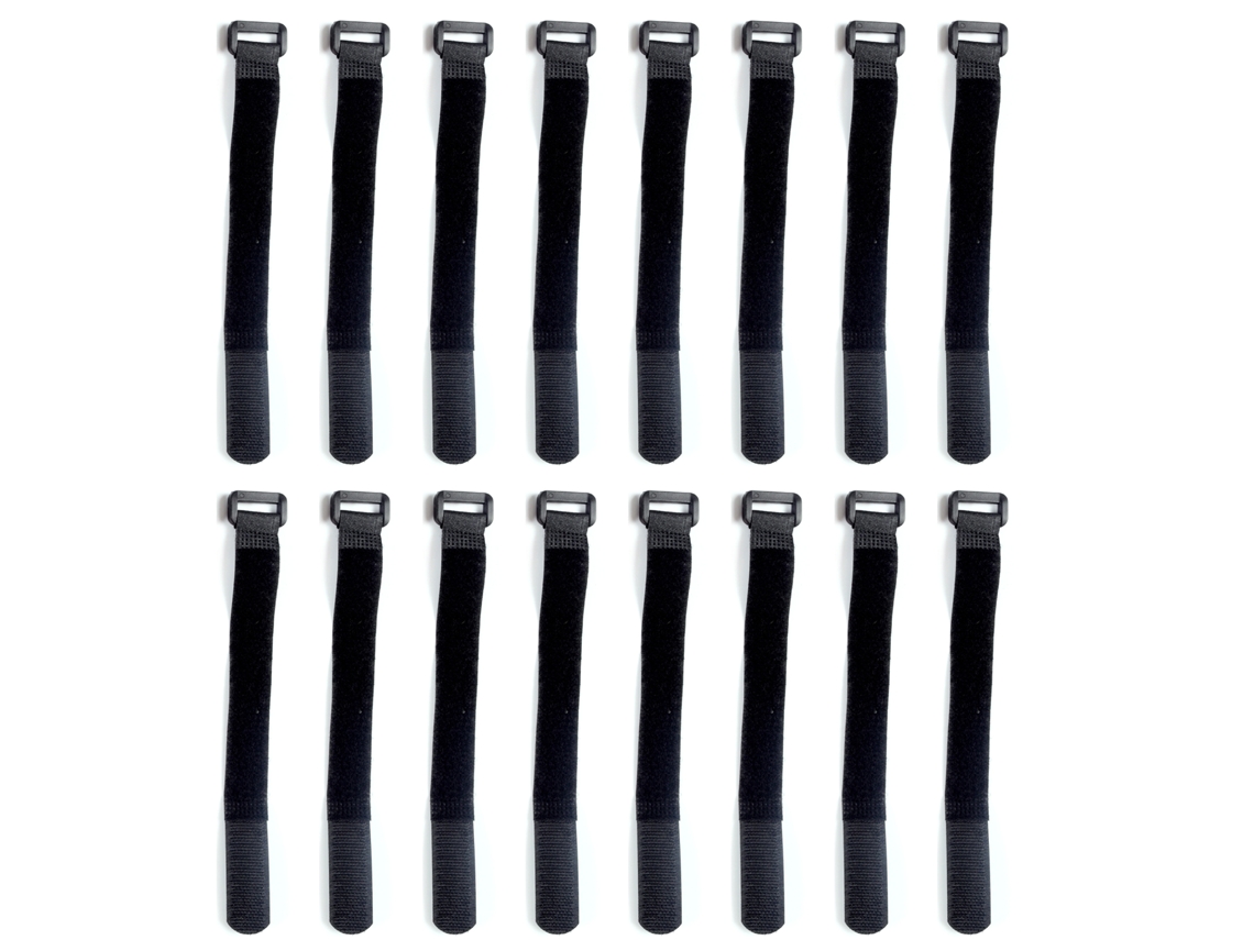 Sujetos de Pesca Ajustáveis com Velcro 16pcs
