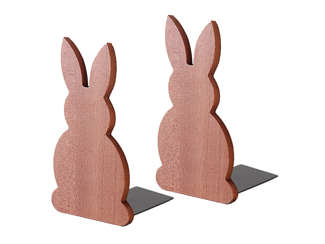 Laxiscreed Livro De Apoio Padauk Rabbit A, 2 Peças Em Embalagem Pp Para Conforto E Praticidade