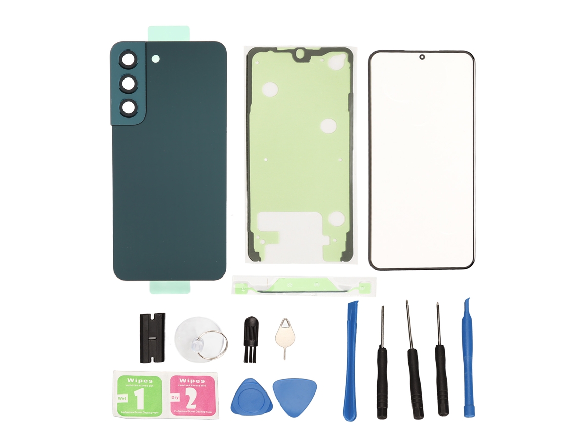 Vidro da Capa Frontal e Traseira para Samsung Galaxy S22 EOOCOO