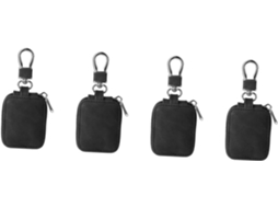 Estojo para Fones de Ouvido de 4 Peças com Alça para Pendurar, Prático e Compatível. SFUSHOS