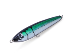 2026rebe señuelo Lápiz Grande de Madera Con Lentejuelas para Pesca En Mar Simulación de Pez Artificial Tackle Verde