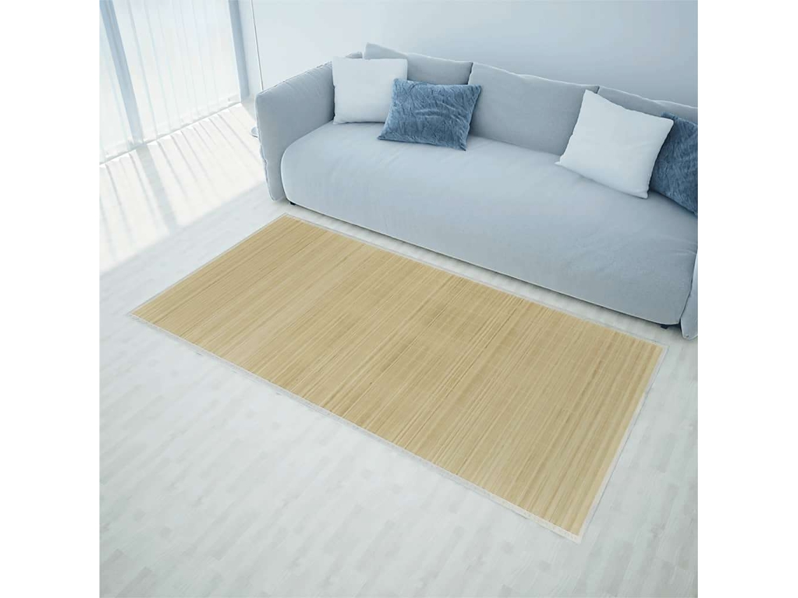 Vidaxl Tapete De Bambu 100x160 Cm Natural