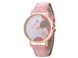 Reloj De Cuarzo Elegante Y Casual Unisex Para Parejas Regalo (rosa)