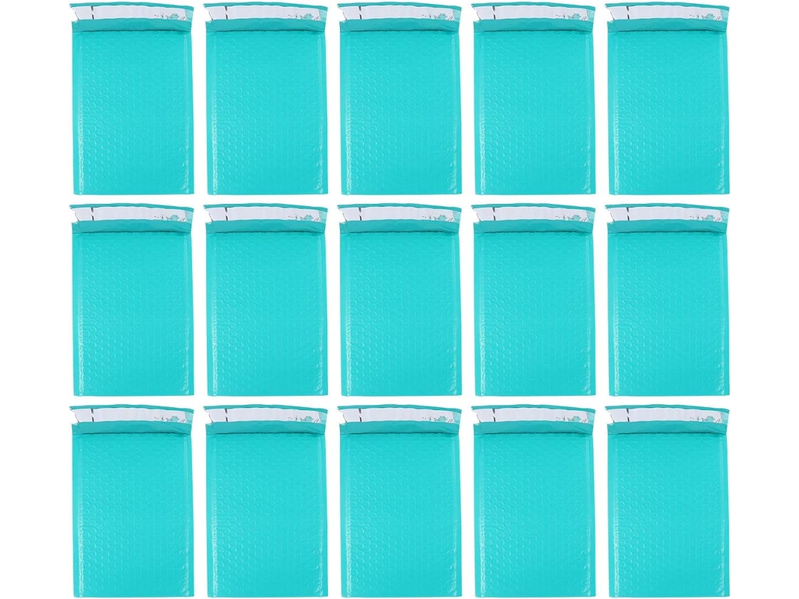 Lote De 25 Pochettes Vertes En Plastique Robustes Para Envio Rápido, Para Embalagem E Envio Sécurisée