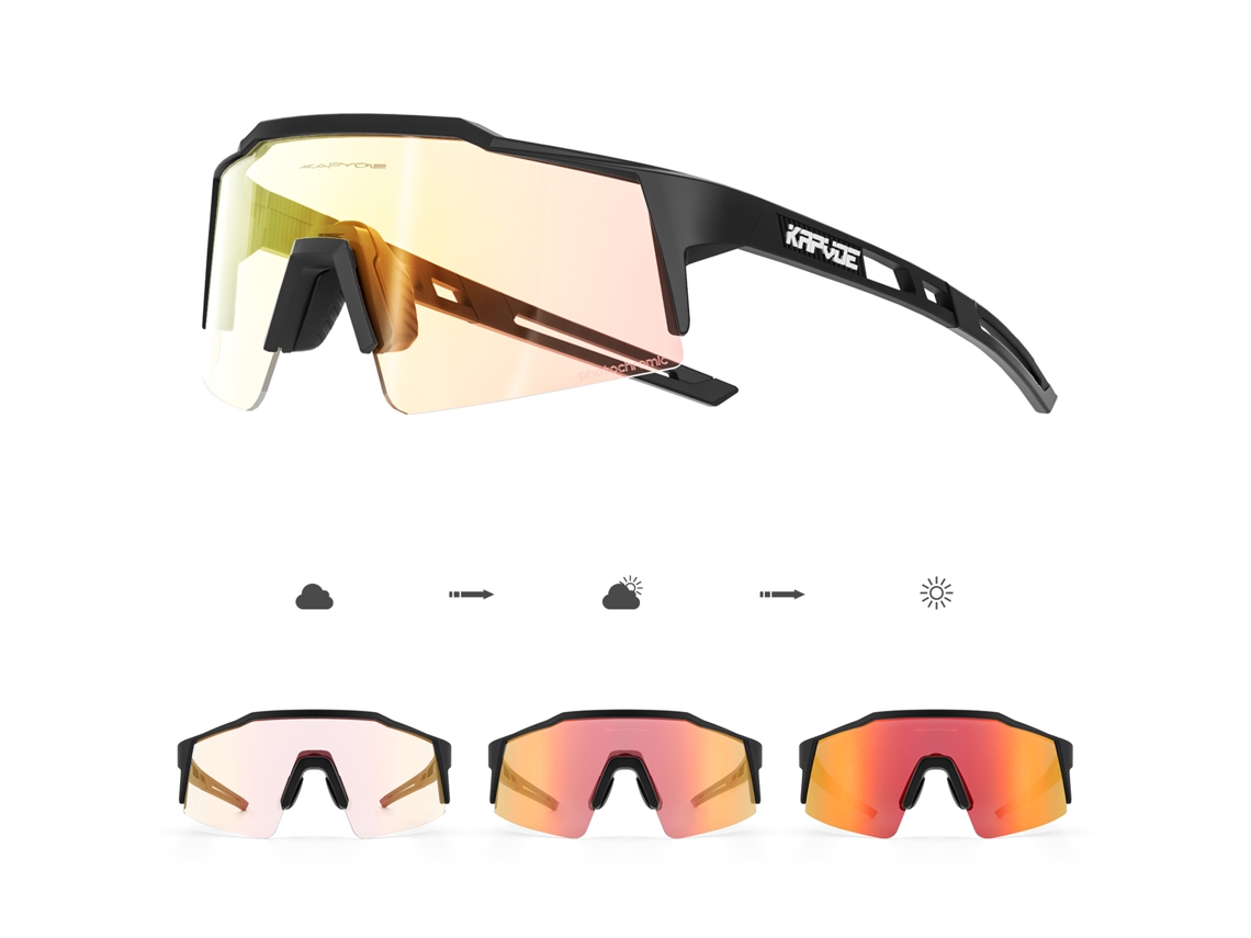 Óculos De Ciclismo, Óculos De Sol Para Corrida Esportiva, Lentes Fotocromáticas Para Dia E Noite