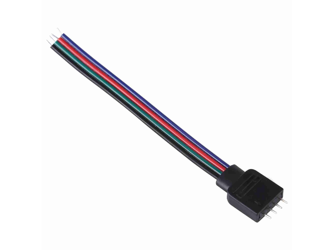 Conector Fio 4 Pin LAXISCREED 20pcs 10cm Led Rgb