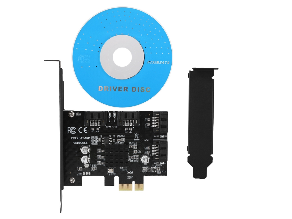 Controlador Pci e Sata 3.0 4 Portas LAXISCREED