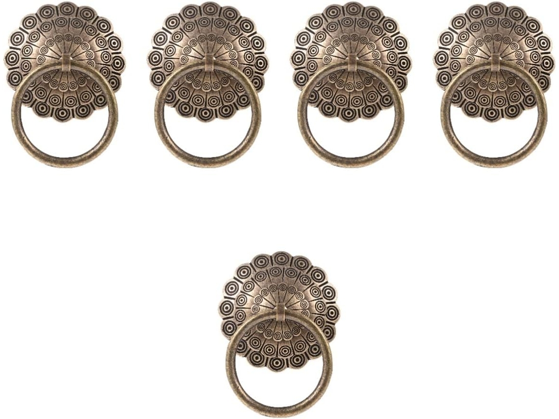 Conjunto De 5 Peças De Decoração Retrô Para Portas, Estilo Antigo, Com Puxadores E Segurança.