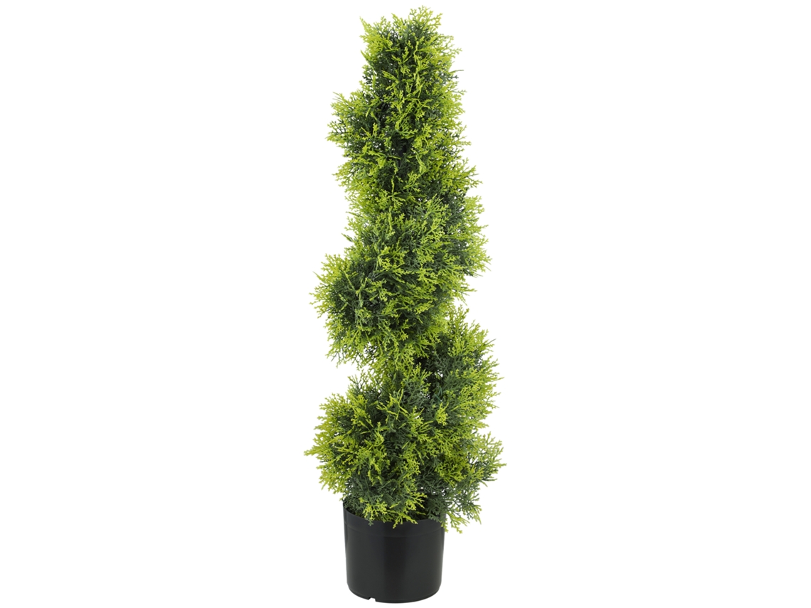 Cipreste Artificial De 90 Cm, Planta Artificial Em Formato Espiral, Plantas Artificiais De Plástico Em Vaso, Decoração Moderna.