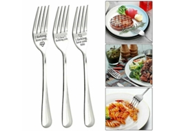 2026 garfo Gravado Personalizado "i Forking Love You" Presente Ideal para Marido Esposa Amigo de Aço Inoxidável 304 21cm