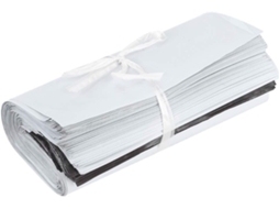Pacote com 100 envelopes para envio, suprimentos para remessa, polietileno espesso, à prova d'água, autovedantes, logística